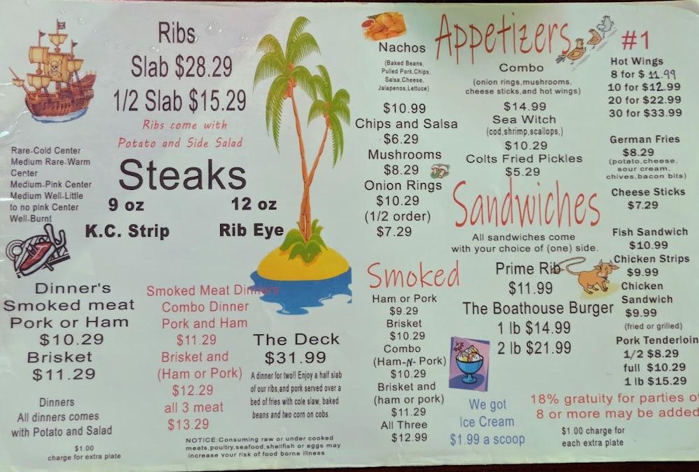 Boat House Menu image 4